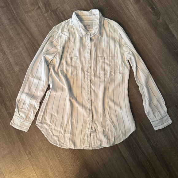 Rails Lyocell Striped Button Down - Picture 3 of 7